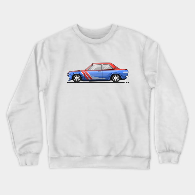 rally car 510 Crewneck Sweatshirt by garistipis